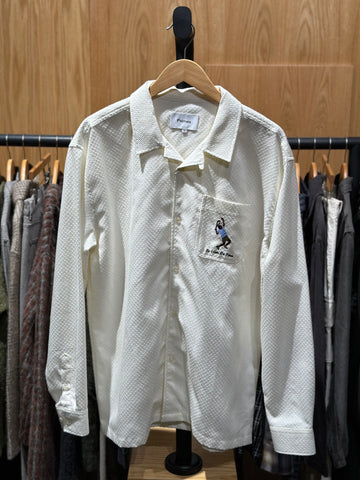 Societá Button Front Shirt Off-White