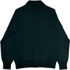 Button Front Wool Cardigan Green