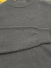 Fino Navy Mock Neck Sweater Wool