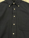One Pocket Navy Waffle Dobby Button Front Shirt