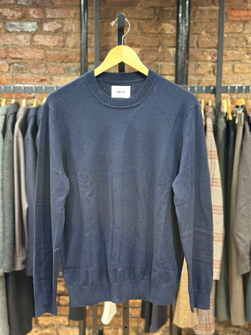 Ted Lightweight Sweater Wool Navy