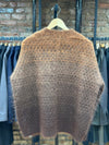 Shia Knitted Sweater Gradient Effect Brown Degrade
