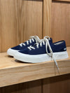 Soho Navy Suede Toe Box
