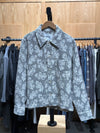 Rahim Grey Melange Overshirt Leaf