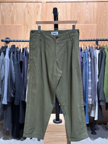 Creole Peg Trouser Olive Green