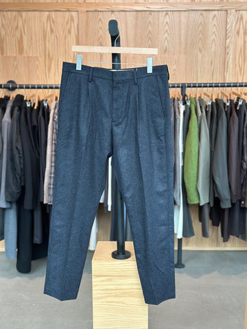 Bill Trouser Navy Recycled Wool Melange