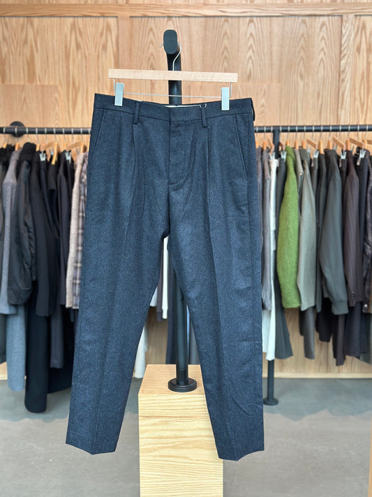 Bill Trouser Navy Recycled Wool Melange