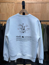 Metalwood x Maxfli Aussie Blades Crewneck Sweatshirt White