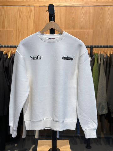 Metalwood x Maxfli Aussie Blades Crewneck Sweatshirt White