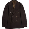 Brown Tweed Double Breasted Blazer