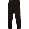 Brown Tweed Straight Leg Trouser