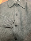 Button Front Knit Cardigan Army