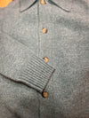 Button Front Knit Cardigan Light Blue