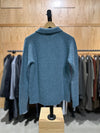 Button Front Knit Cardigan Light Blue