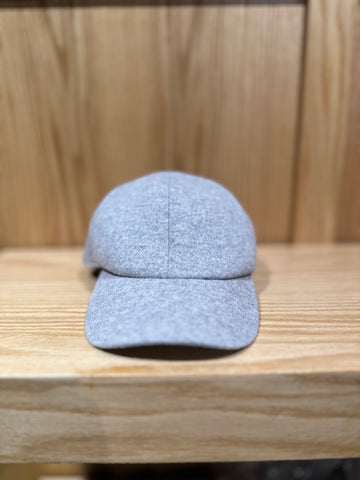 Baseball Cap Wool Grey
