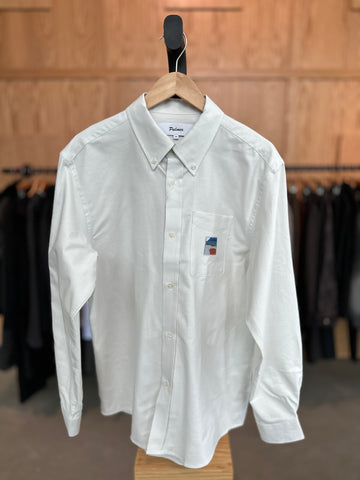 Deuce Oxford Shirt Organic Light Blue Stripe