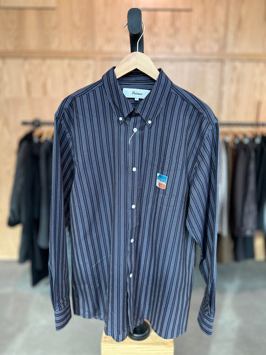 Deuce Oxford Shirt Organic Cotton Navy Blue