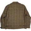 Fly Linen Mohair Blouson Brown Plaid