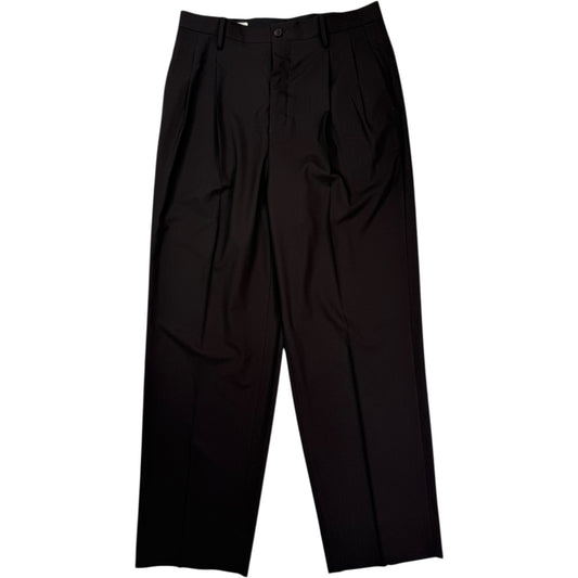 Wool Poplin Shoecut Slack Espresso