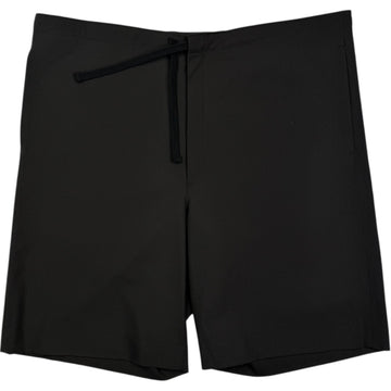Wool Poplin Walk Shorts Ink Black
