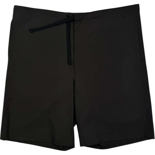 Wool Poplin Walk Shorts Ink Black