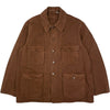 Cotton Hemp Hunt Jacket Brown
