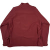 Stand Collar Jacket Cotton Silk Burgundy