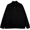 Stand Collar Jacket Cotton Black