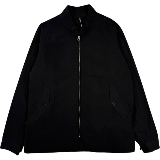 Stand Collar Jacket Cotton Black