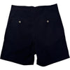 Lapa Relaxed Pleated Shorts Dark Navy Canvas