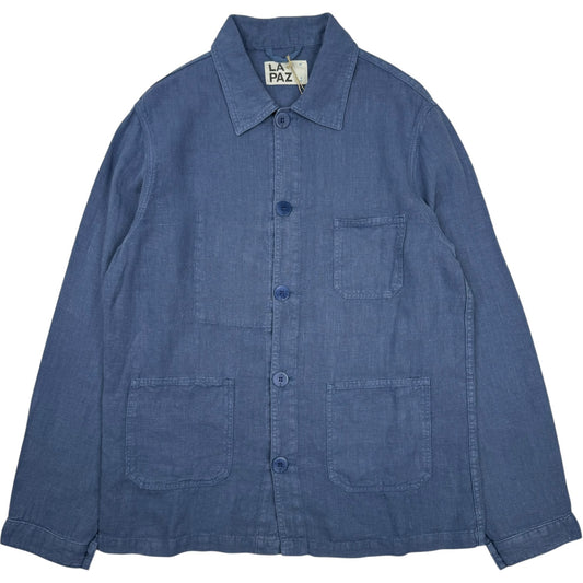 Baptista Worker Jacket Indigo Linen