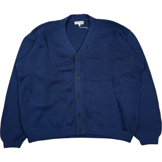 Cotton Washi Cardigan Indigo Blue