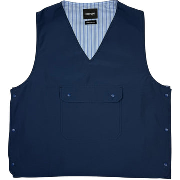 Mutant Disco Vest Water Repellant Nylon Blue