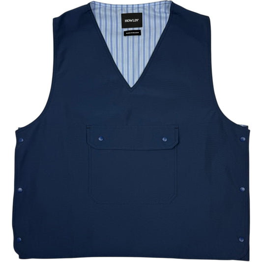 Mutant Disco Vest Water Repellant Nylon Blue