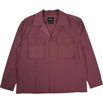 Hidden Shirt Grundy Japanese Nylon Twill Burgundy