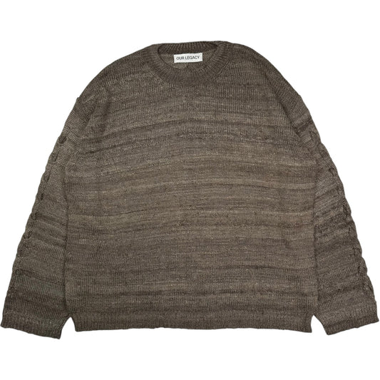 Popover Roundneck Wathered Earth Handspun Silk