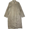 Cloak Carcoat Ghost Grey Wax Dipped Cupro
