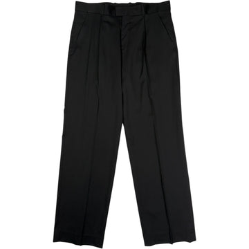 Slack Trouser Black Worsted Wool