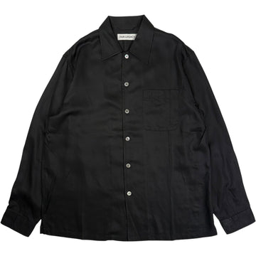 Every Shirt Draping Black Lyocell