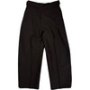 Vital Belted Trouser Black Grape Wool Nylon