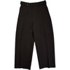 Vital Belted Trouser Black Grape Wool Nylon
