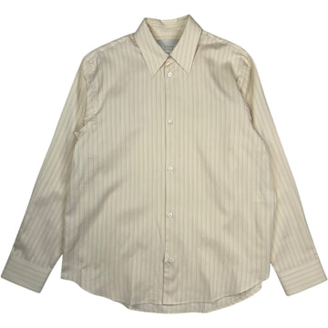 View Cotton Silk Jacquard Amber Stripe