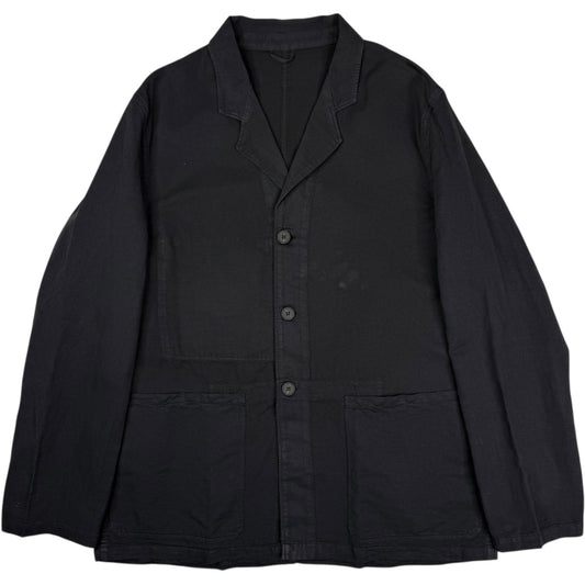 Marine Garment Dye Linen Black Grape