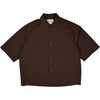 Sanko Shirt Paper Poplin Cocoa