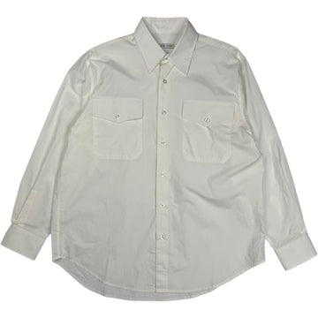 Poplin Utility Shirt Hugo White