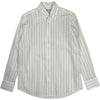 Business Shirt White Blue Stripe