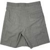 Double Pleat Wool Short Grey