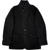 Denim Herringbone Blazer Washed Black