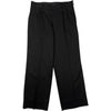Wool Double Pleat Straight Leg Trouser