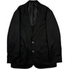 Single Breasted Blazer Black Wool